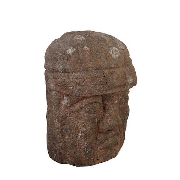 Maya Mexico Giant Megalithic Olmec Head statue reproduction display decorative art